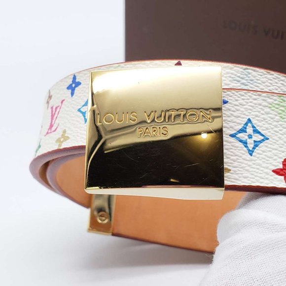 Authentic Louis Vuitton Belt Saint Tulle Carre - Picture 8 of 15